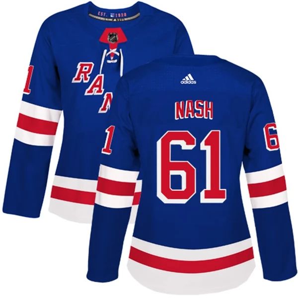 Damen New York Rangers Trikot Rick Nash 61 Blau Authentic